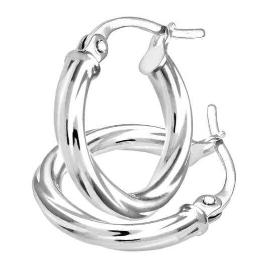White Gold Earrings
