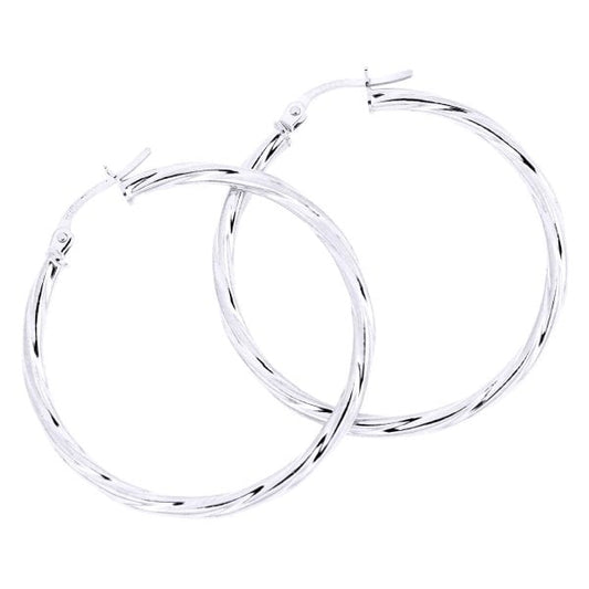 White Gold Earrings