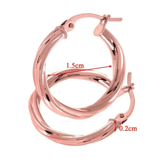 Rose Gold Earrings