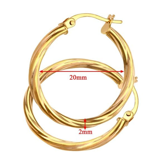 Yellow Gold Earrings
