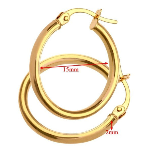 Yellow Gold Earrings