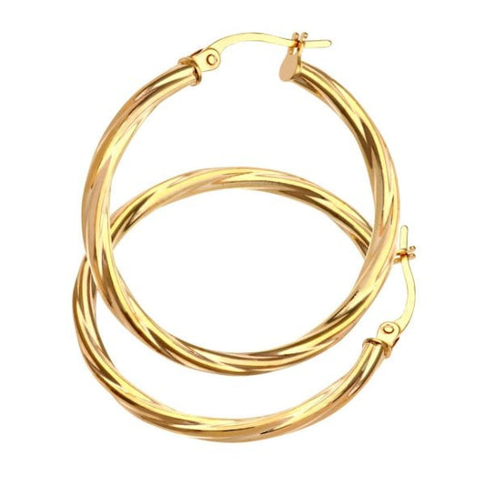 Yellow Gold Earrings