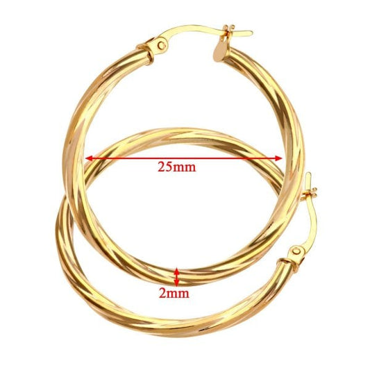 Yellow Gold Earrings