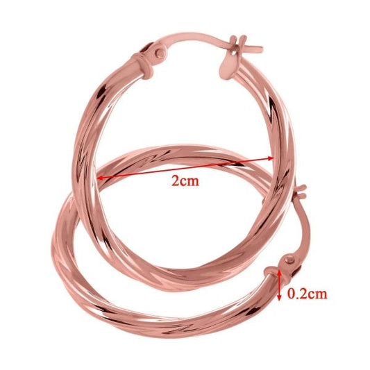 Rose Gold Earrings