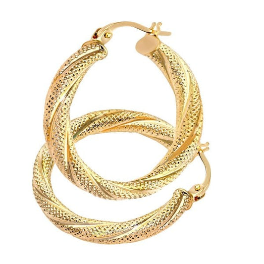 Yellow Gold Earrings