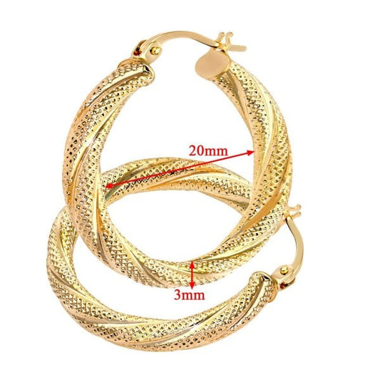 Yellow Gold Earrings