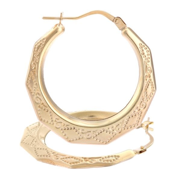 Yellow Gold Earrings