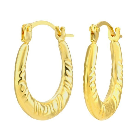 Yellow Gold Earrings