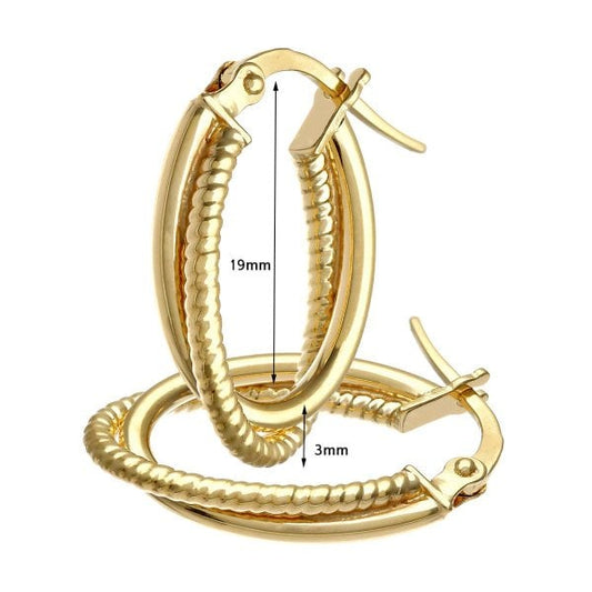 Yellow Gold Earrings