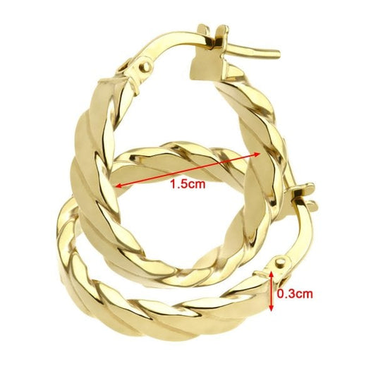 Yellow Gold Earrings