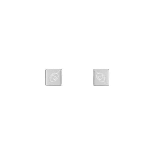 Gucci Tag Stud Earrings