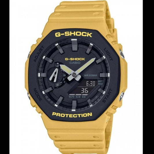 G-Shock Classics Layered Bezel Yellow Watch