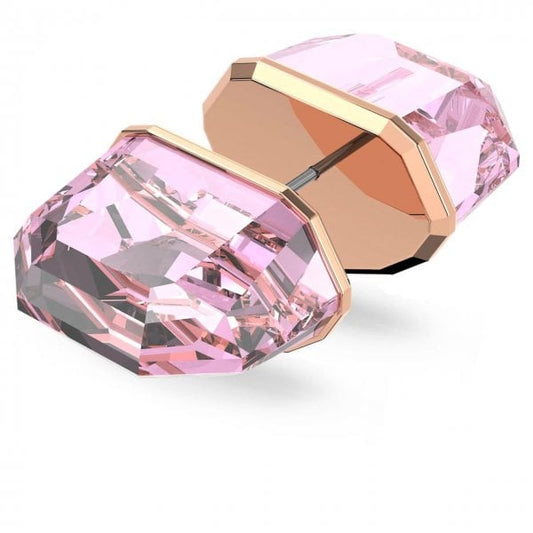 Lucent ear cuff Single, Magnetic, Pink, Rhodium