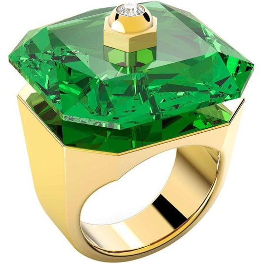 Numina cocktail ring, Octagon cut, Green, S52
