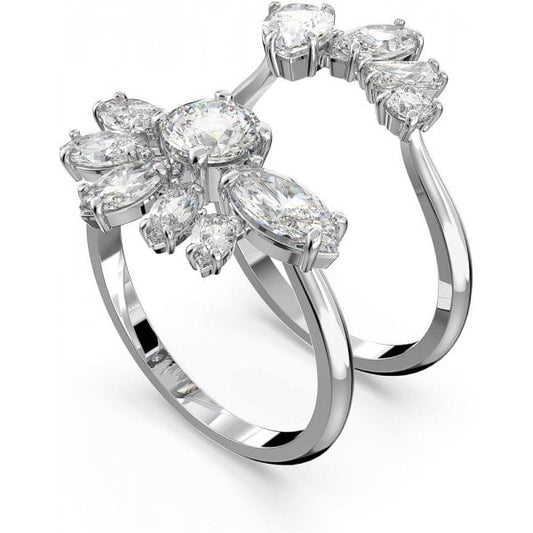 Gema cocktail ring Mixed cuts, Flower, S50