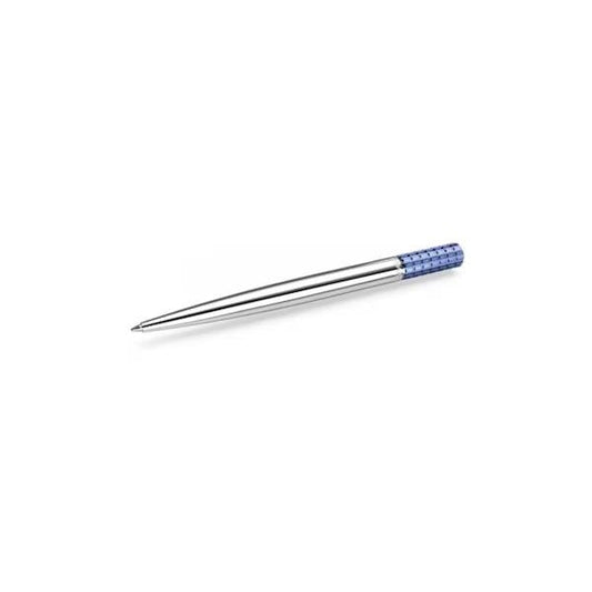 Ballpoint pen, Blue, Chrome plated