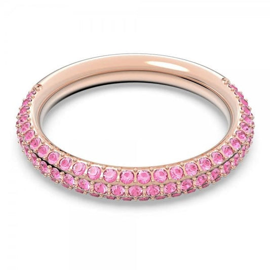 Stone ring, Pink, Rose gold-tone plated S52