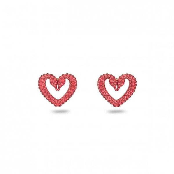 Una Earrings Red