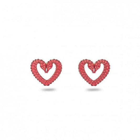 Una Earrings Red