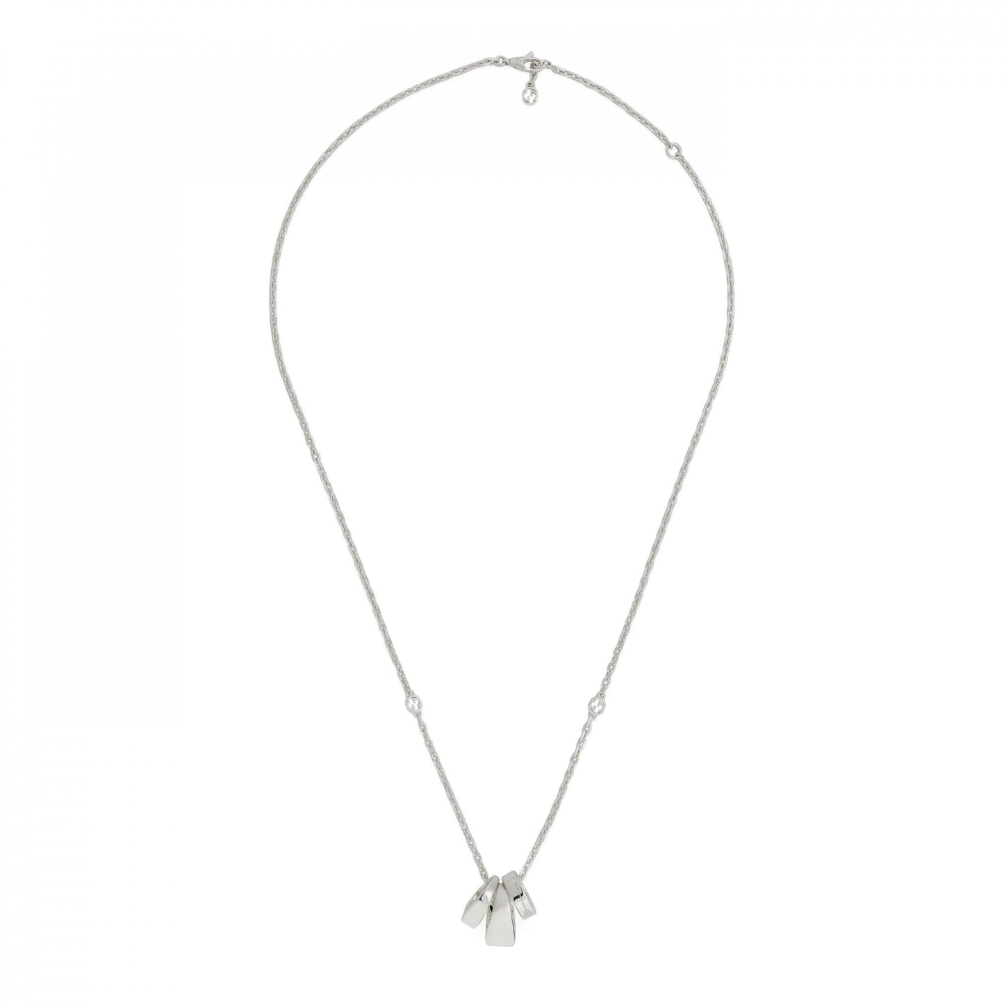 Gucci Tag Necklace 50/55cm with Pendants
