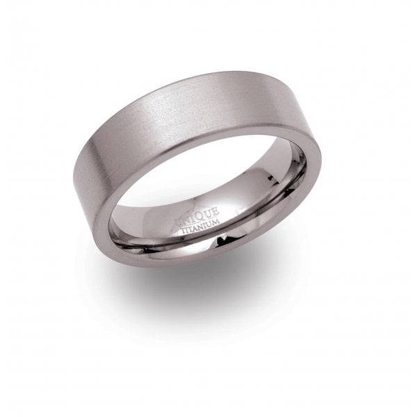 Gents Titanium Ring 7mm Size 60