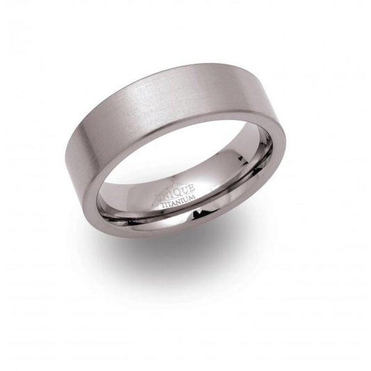 Gents Titanium Ring 7mm Size 60