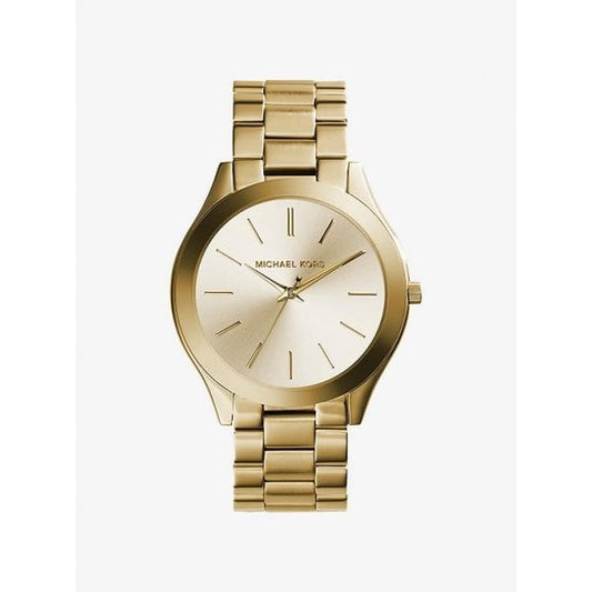 Gold-Tone Runway Ladies Watch