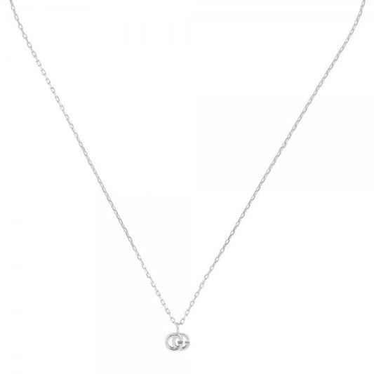 Gucci GG Running 18ct White Gold Diamond Necklace