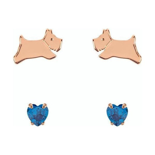 Rose Gold Tanzanite Set