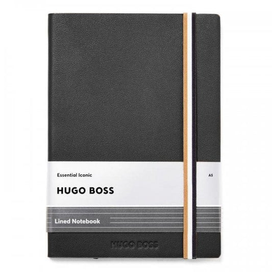 Notebook A5 Iconic Black Lined