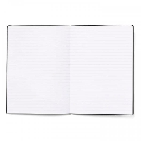 Notebook A5 Iconic Black Lined