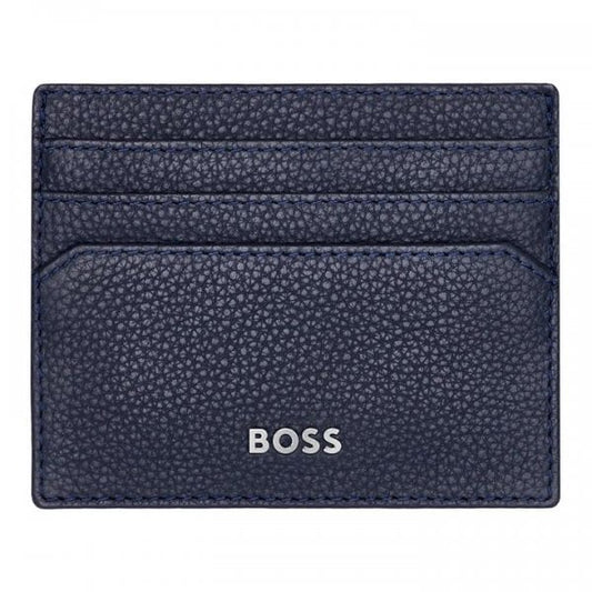 Card Holder Classic Grained Navy