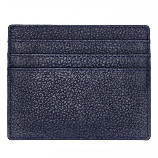 Card Holder Classic Grained Navy