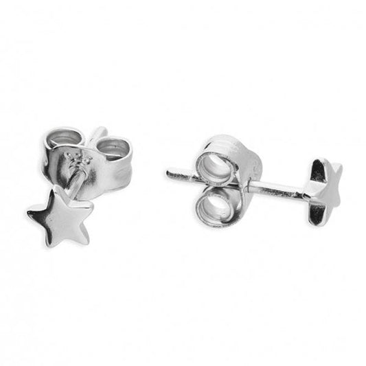 Sterling Silver Earrings - Star Studs