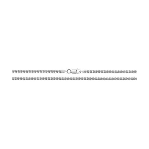 SILVER WHEAT CHAIN 24"