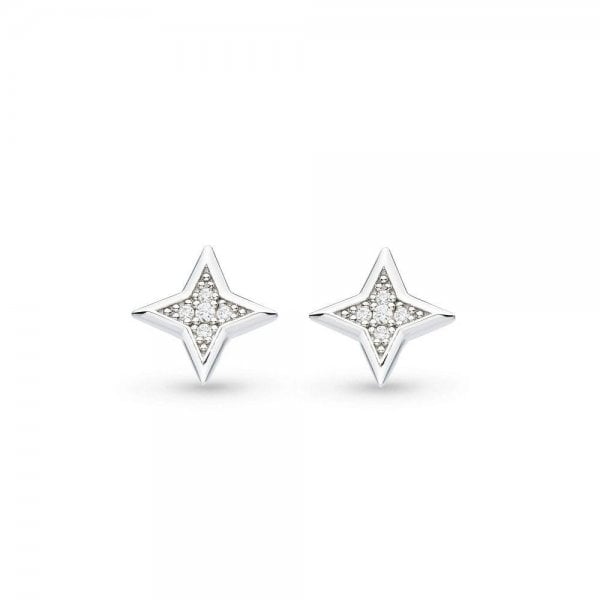 Celeste Astoria Starburst Pave CZ Star Studs