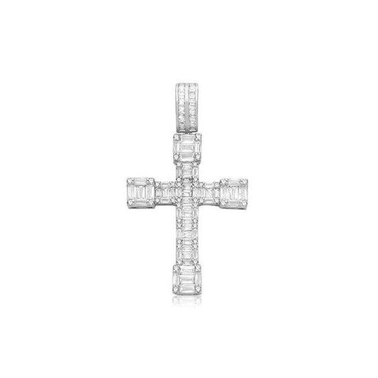 SILVER CZ CROSS