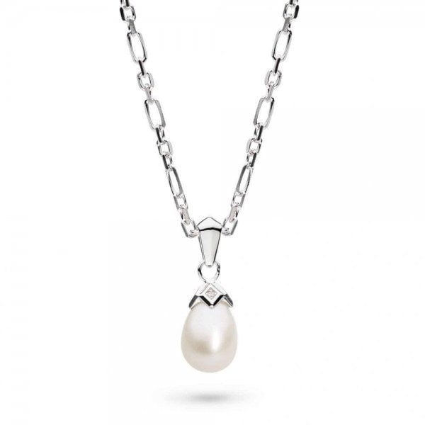 Revival Pearl Glitz Figaro Necklace