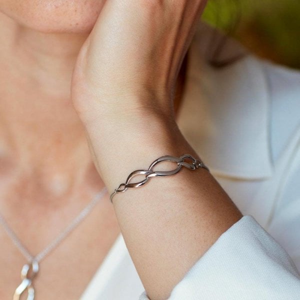 Entwine Twine Link RP Trio Link Toggle Bracelet