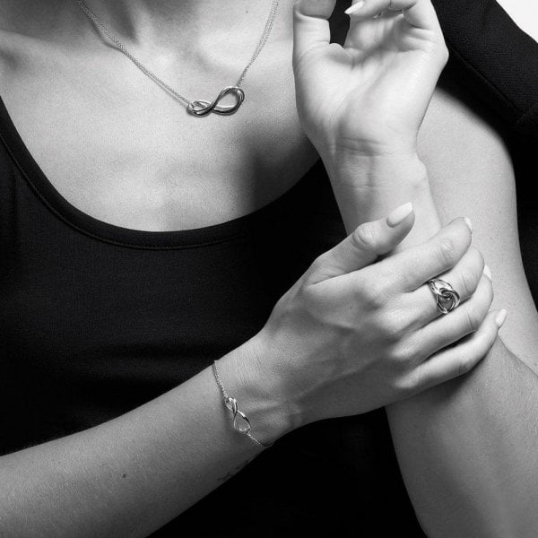 Infinity RP Double Chain 7.5” Bracelet