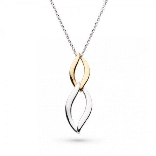 Entwine Twine Link Duo Golden Necklace