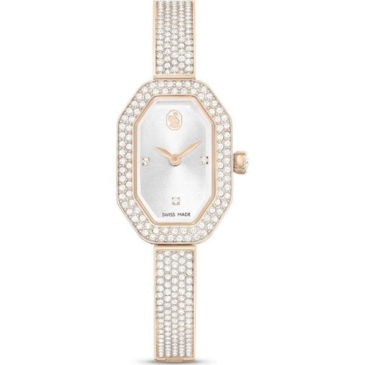 Dextera Bangle watch, Swiss, Metal bracelet, Gold