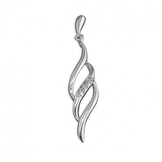 Sterling Silver Earrings with CZ