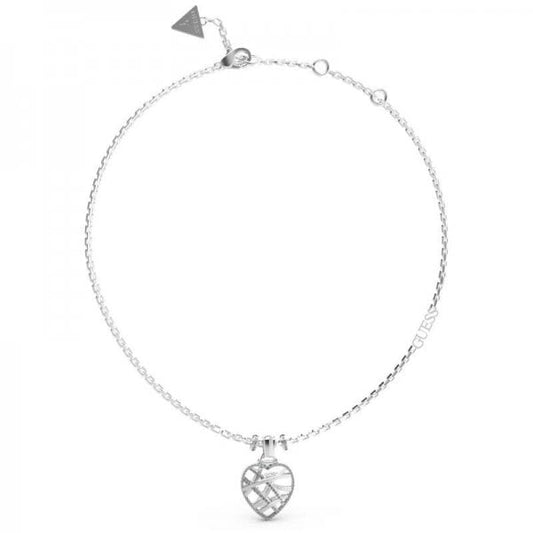Heart Cage 16-18 Inch Heart Charm Necklace