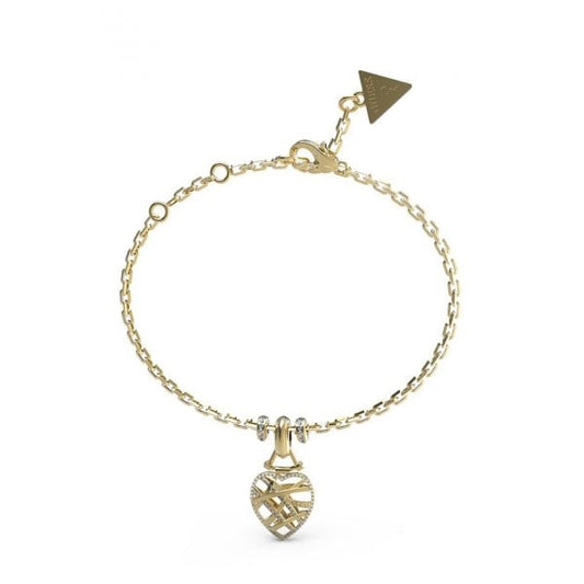 Bracelet with charm decorated with crystals