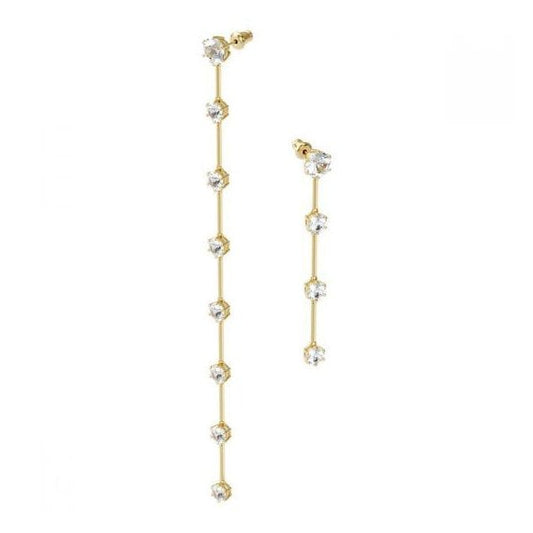 Constella Earrings Asymmetrical Gold Tone