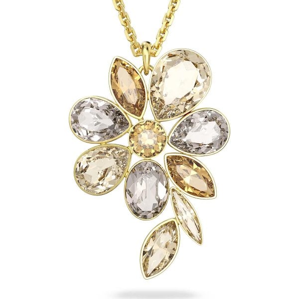 Elegance of Africa necklace, Flower, Multicolored