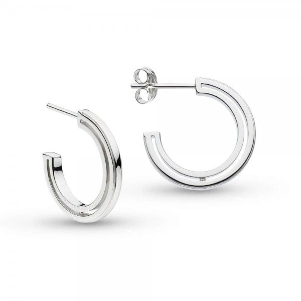 Revival Eclipse 18mm Semi Hoop Earrings