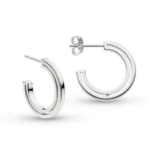 Revival Eclipse 18mm Semi Hoop Earrings