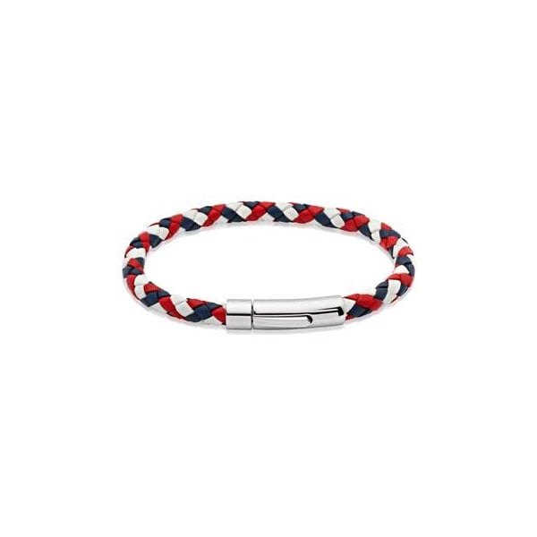 Gents GBR Leather Bracelet 23cm